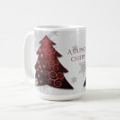 Weihnachtsbaum Tasse (Vorderseite Links)