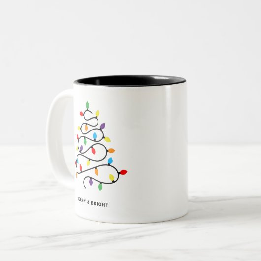 Weihnachtsbaum Tasse (Vorderseite Links)