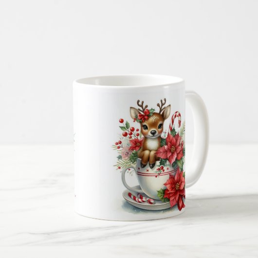 Weihnachtsbaum-Tasse 8 Kaffeetasse (VorderseiteRechts)