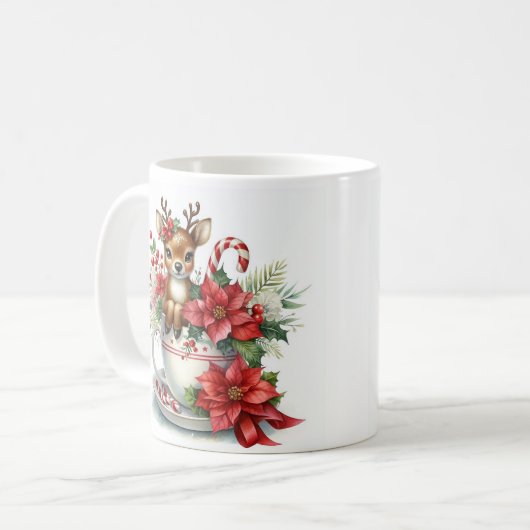 Weihnachtsbaum-Tasse 8 Kaffeetasse (Vorderseite Links)