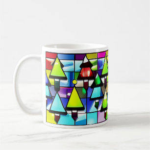 Weihnachtsbaum Tasse aus festem Glas