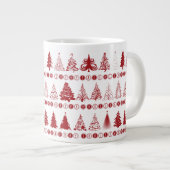 Weihnachtsbaum-Tasse Jumbo-Tasse (Vorderseite Rechts)