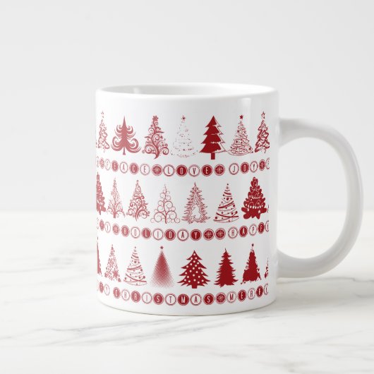 Weihnachtsbaum-Tasse Jumbo-Tasse (Rechts)