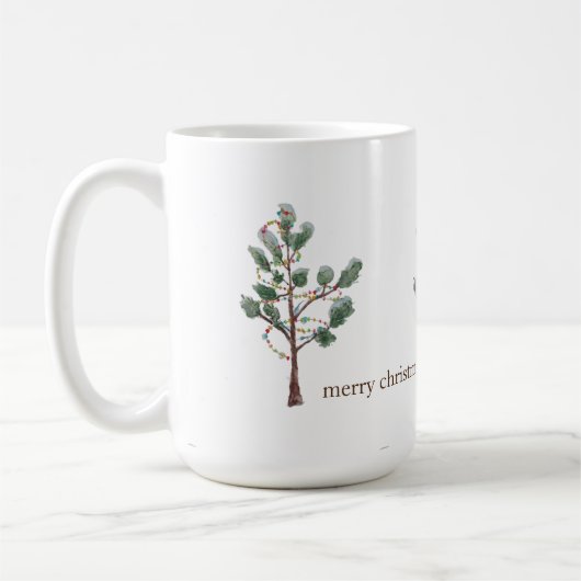 Weihnachtsbaum-Tasse Kaffeetasse (Links)