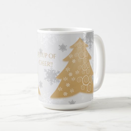 Weihnachtsbaum-Tasse Kaffeetasse (VorderseiteRechts)