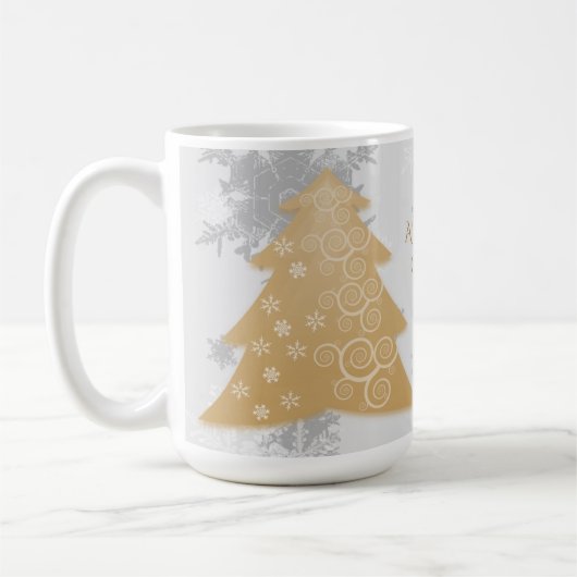 Weihnachtsbaum-Tasse Kaffeetasse (Links)