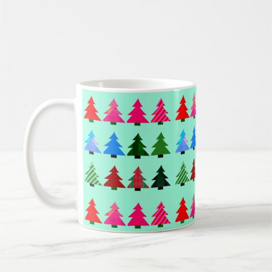 Weihnachtsbaum-Tasse Kaffeetasse (Links)