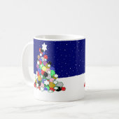 Weihnachtsbaum-Tasse Kaffeetasse (Vorderseite Links)