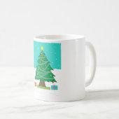 Weihnachtsbaum-Tasse Kaffeetasse (VorderseiteRechts)