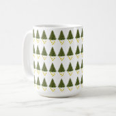Weihnachtsbaum-Tasse Kaffeetasse (Vorderseite Links)