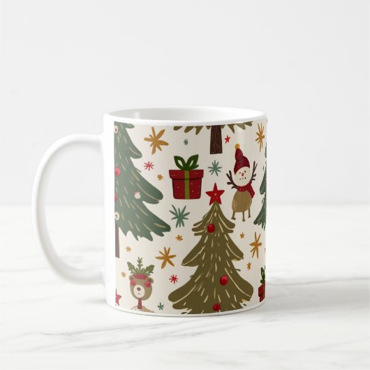 Weihnachtsbaum-Tasse Kaffeetasse (Links)