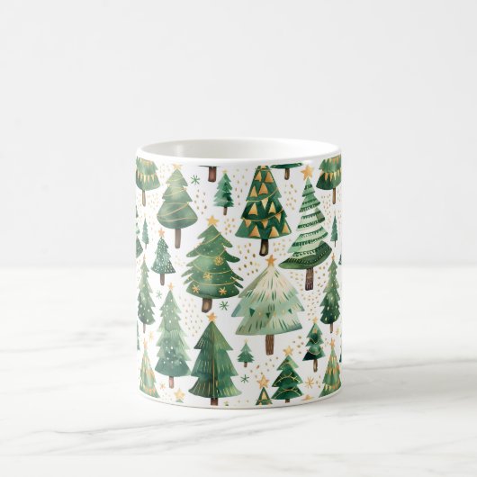 Weihnachtsbaum-Tasse Kaffeetasse (Mittel)
