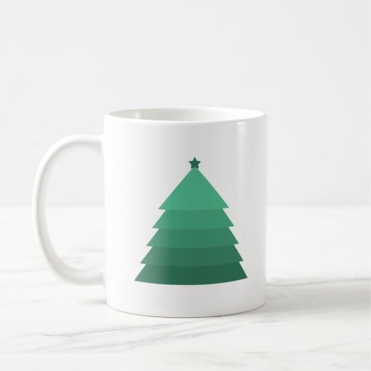Weihnachtsbaum-Tasse Kaffeetasse (Links)