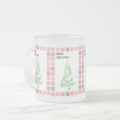 Weihnachtsbaum-Tasse Mattglastasse (Vorderseite Links)