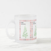 Weihnachtsbaum-Tasse Mattglastasse (Links)