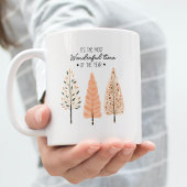 Weihnachtsbaum-Tasse - Minimaler Hygge-Stil Zweifarbige Tasse