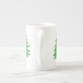 Weihnachtsbaum-Tasse Porzellantasse (Rückseite)