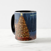 Weihnachtsbaum-Tasse Tasse (Vorderseite Links)