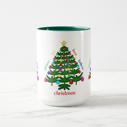 Weihnachtsbaum-Tasse Tasse (Zentrum)