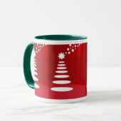 Weihnachtsbaum-Tasse Tasse (Vorderseite Links)