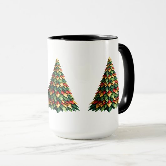 Weihnachtsbaum-Tasse Tasse (VorderseiteRechts)