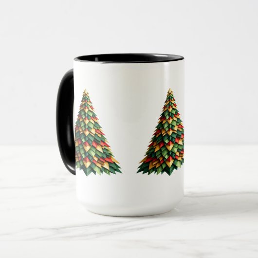 Weihnachtsbaum-Tasse Tasse (Vorderseite Links)