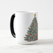 Weihnachtsbaum-Tasse Verwandlungstasse (Vorderseite Links)