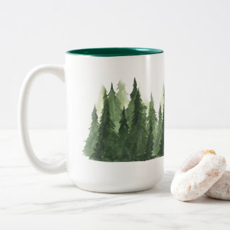 Weihnachtsbaum-Tasse, Zweifarbige Tasse