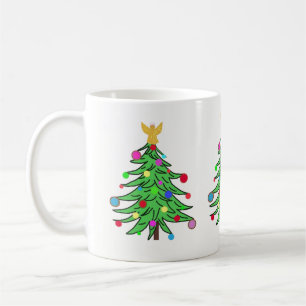 Weihnachtsbaum-Tassen-Gewohnheit Kaffeetasse
