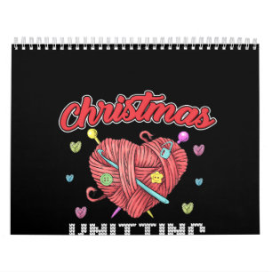 Weihnachtsbaum-Team Heart Garn Crochet Kalender