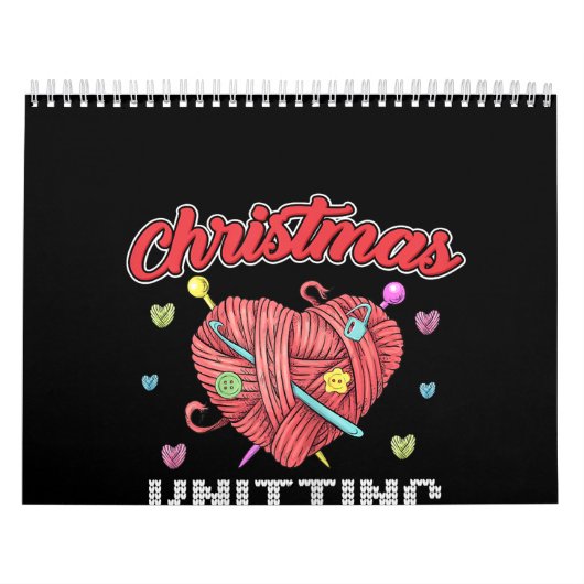 Weihnachtsbaum-Team Heart Garn Crochet Kalender (Titelbild)