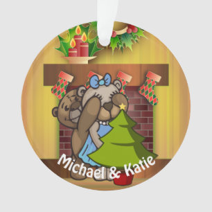 Weihnachtsbaum Teddy Bear Überraschung Ornament