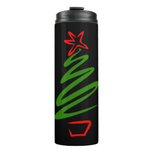 Weihnachtsbaum Thermosbecher