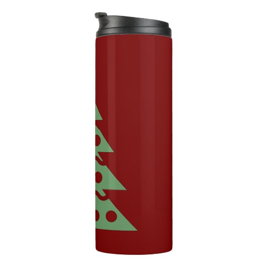 Weihnachtsbaum Thermosbecher (Nach rechts gedreht)