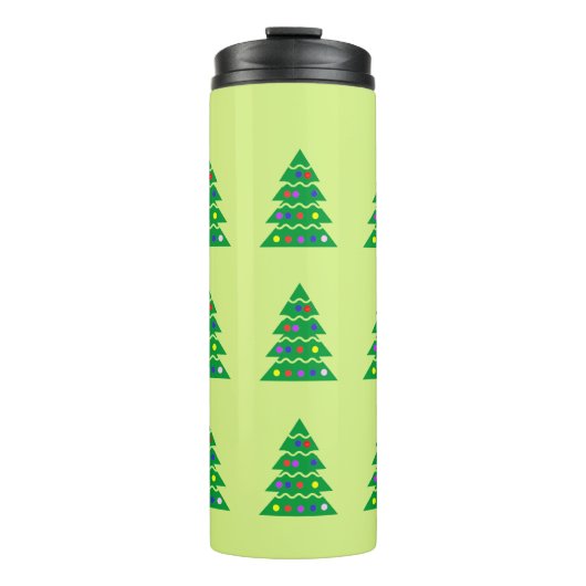 Weihnachtsbaum Thermosbecher (Vorderseite)