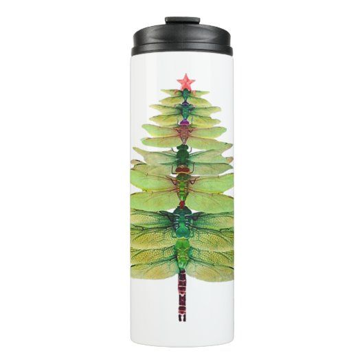 Weihnachtsbaum Thermosbecher (Vorderseite)