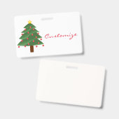 Weihnachtsbaum Thunder_Cove Ausweis (Vorder- & Rückseite)