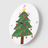 Weihnachtsbaum Thunder_Cove Große Wanduhr (Winkel)