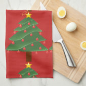 Weihnachtsbaum Thunder_Cove Handtuch (Viertel Falte)