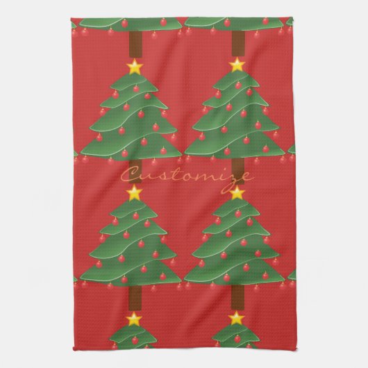Weihnachtsbaum Thunder_Cove Handtuch (Vertikal)