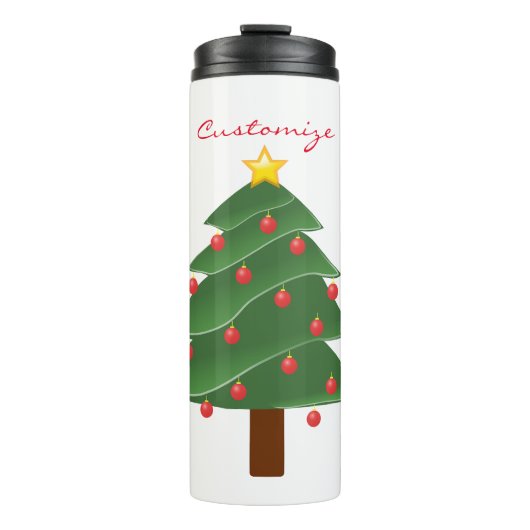 Weihnachtsbaum Thunder_Cove Thermosbecher (Vorderseite)
