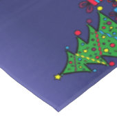 Weihnachtsbaum Tischdecke (Schrägansicht)