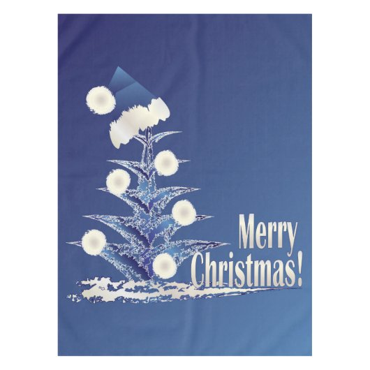 Weihnachtsbaum Tischdecke (Vorderseite)