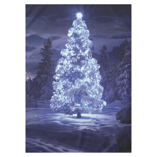 Weihnachtsbaum Tischdecke (Vorderseite)