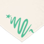 Weihnachtsbaum Tischdecke (Schrägansicht)