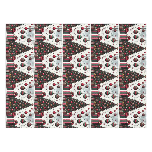 Weihnachtsbaum Tischdecke (Vorderseite (Horizontal))