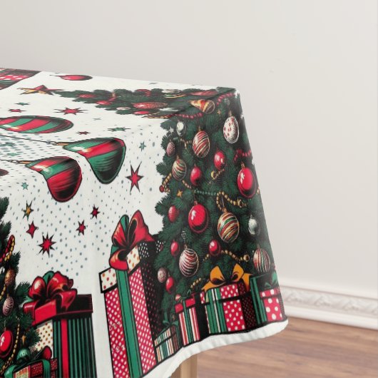 Weihnachtsbaum Tischdecke (Beispiel)