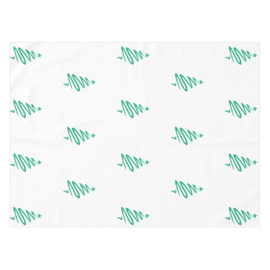 Weihnachtsbaum Tischdecke (Vorderseite (Horizontal))