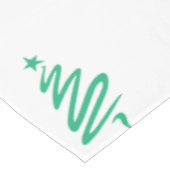 Weihnachtsbaum Tischdecke (Schrägansicht)