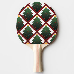 Weihnachtsbaum Tischtennis Schläger